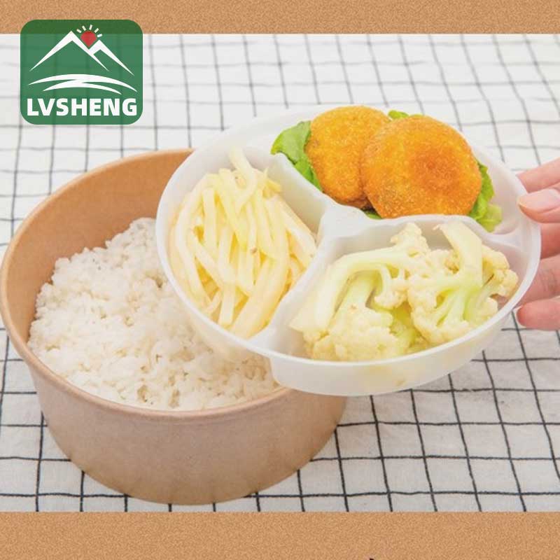 Kraft Akwụkwọ Bowl na Tray